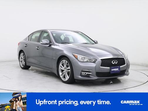 Gray 2015 INFINITI Q50 Premium
