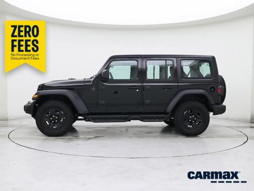 Black 2024 Jeep Wrangler Sport