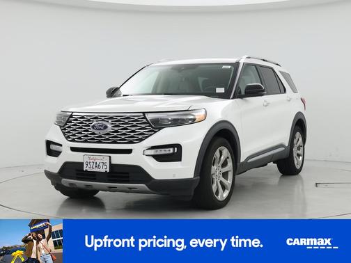 White 2020 Ford Explorer Platinum