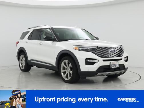 White 2020 Ford Explorer Platinum