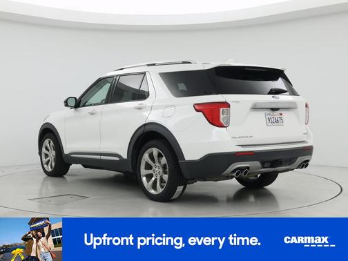 White 2020 Ford Explorer Platinum