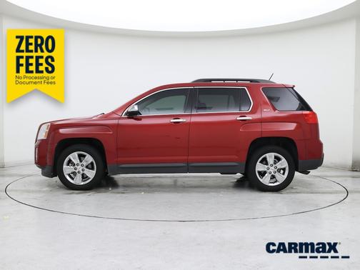 Red 2015 GMC Terrain SLT
