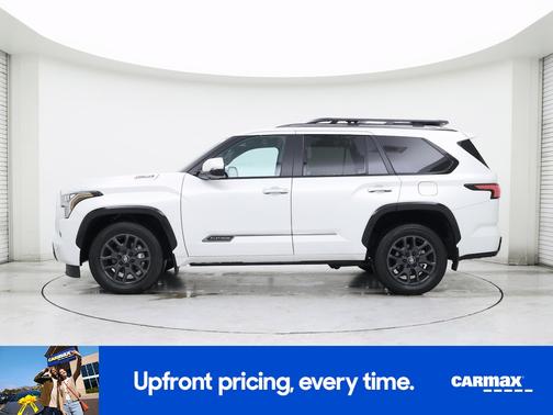 White 2025 Toyota Sequoia Platinum