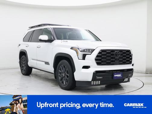 White 2025 Toyota Sequoia Platinum