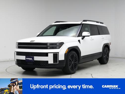 White 2025 Hyundai SANTA FE HEV Calligraphy