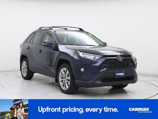 Blue 2019 Toyota RAV4 XLE Premium