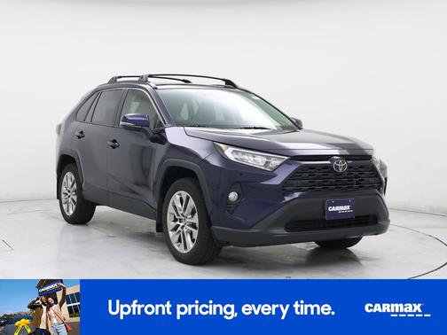 Blue 2019 Toyota RAV4 XLE Premium