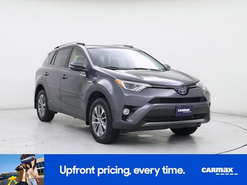 Gray 2018 Toyota RAV4 Hybrid XLE