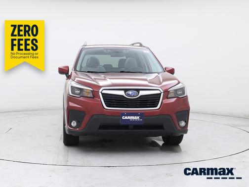 Red 2021 Subaru Forester Premium