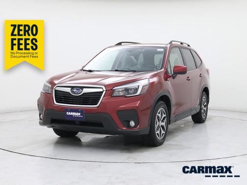 Red 2021 Subaru Forester Premium