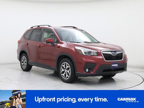 Red 2021 Subaru Forester Premium