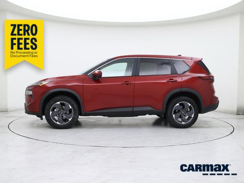Red 2025 Nissan Rogue SV