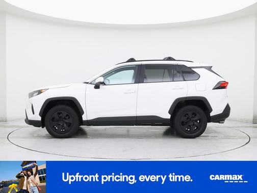 White 2021 Toyota RAV4 LE