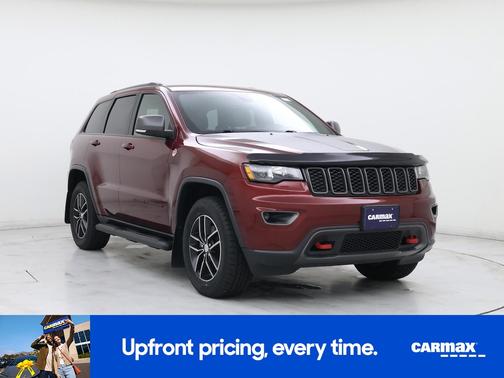 Red 2017 Jeep Grand Cherokee Trailhawk
