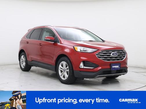 Red 2020 Ford Edge SEL