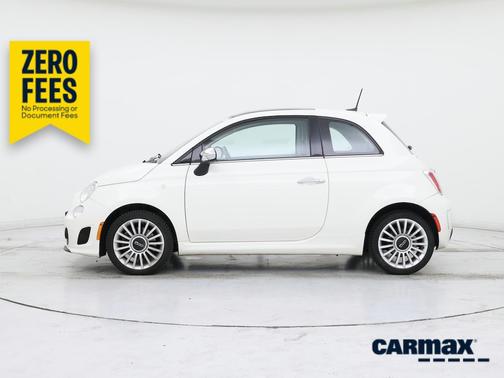White 2018 FIAT 500 Lounge