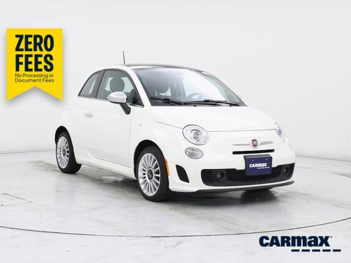 White 2018 FIAT 500 Lounge