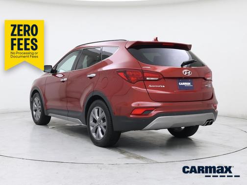 Red 2017 Hyundai Santa Fe Sport Ultimate