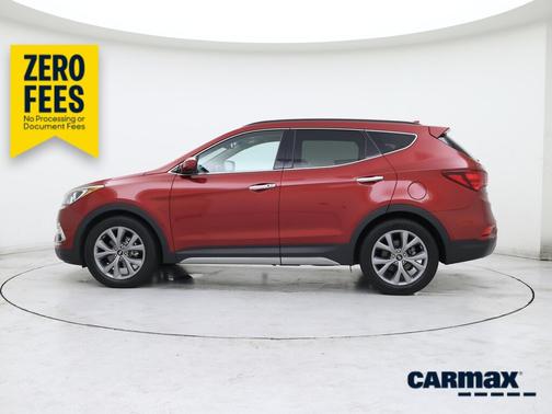 Red 2017 Hyundai Santa Fe Sport Ultimate