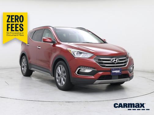 Red 2017 Hyundai Santa Fe Sport Ultimate