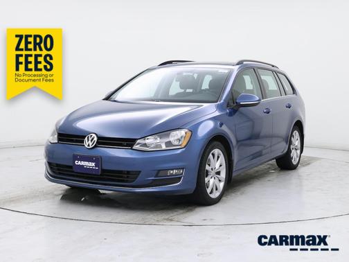 Blue 2017 Volkswagen Golf SE
