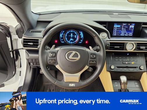 White 2015 Lexus RC 350
