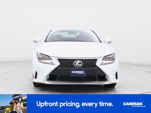 White 2015 Lexus RC 350