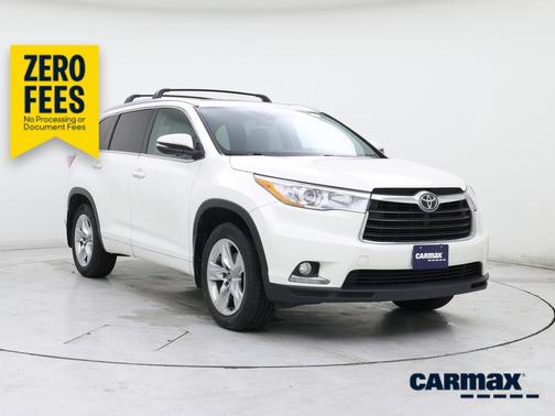 White 2016 Toyota Highlander Limited