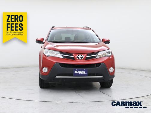 Red 2015 Toyota RAV4 Limited