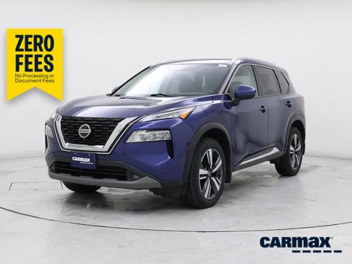 Blue 2021 Nissan Rogue SL