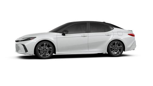 Wind Chill Pearl with Midnight Black Metallic roof 2026 Toyota Camry XSE