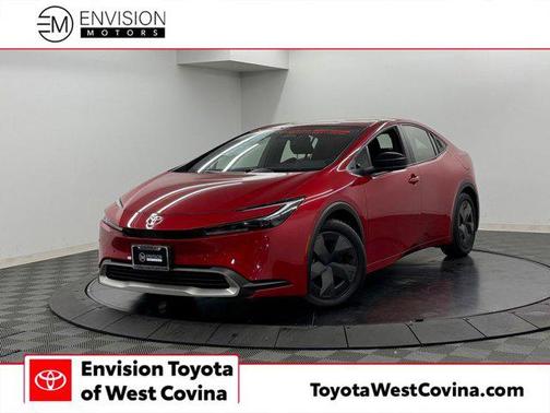 Supersonic Red 2025 Toyota Prius Plug-In Hybrid SE