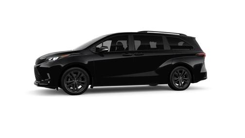 Midnight Black Metallic 2026 Toyota Sienna XSE 7 Passenger