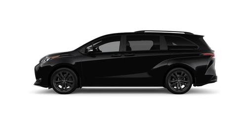 Midnight Black Metallic 2026 Toyota Sienna XSE 7 Passenger