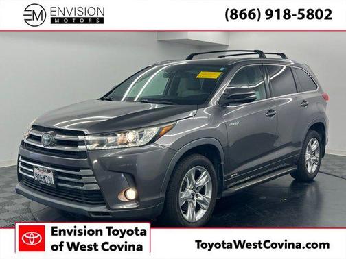 Predawn Gray Mica 2018 Toyota Highlander Hybrid Limited