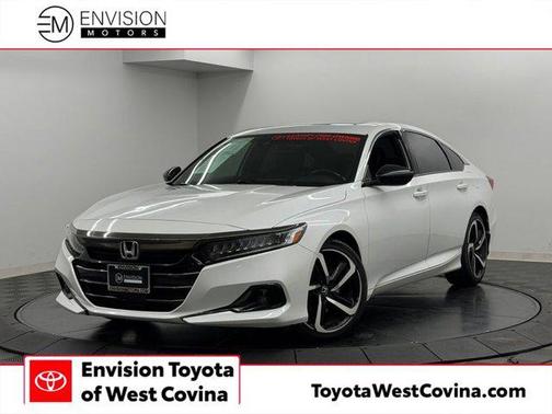 Platinum White Pearl 2021 Honda Accord Sport 2.0T