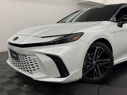 Midnight Black Metallic 2025 Toyota Camry XSE