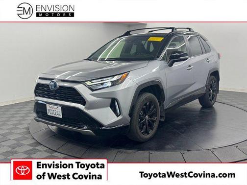 Midnight Black Metallic 2023 Toyota RAV4 Hybrid SE