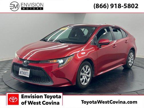 Barcelona Red Metallic 2021 Toyota Corolla LE