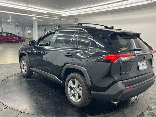Midnight Black Metallic 2025 Toyota RAV4 Hybrid LE