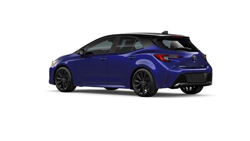 Blue Crush Metallic with Midnight Black Metallic roof 2026 Toyota Corolla XSE