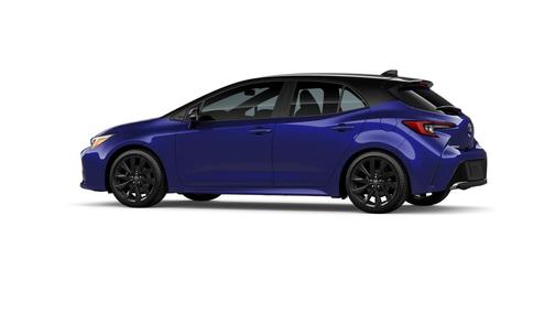Blue Crush Metallic with Midnight Black Metallic roof 2026 Toyota Corolla XSE