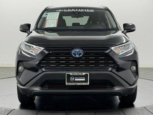 Midnight Black Metallic 2021 Toyota RAV4 Hybrid XLE