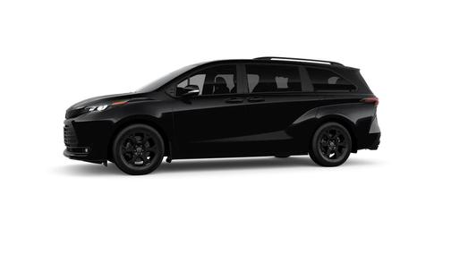 Midnight Black Metallic 2026 Toyota Sienna Woodland Edition