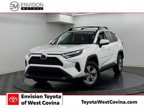 White 2022 Toyota RAV4 XLE