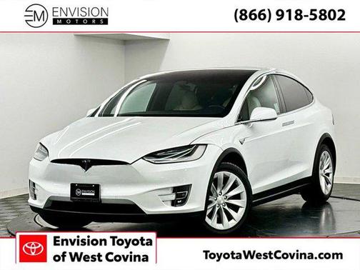 Pearl White Multi-Coat 2020 Tesla Model X Long Range Dual Motor All-Wheel Drive