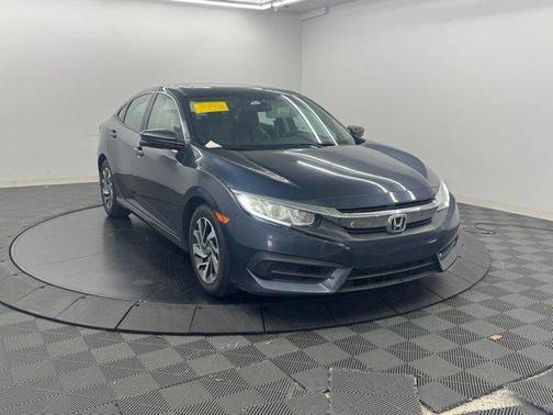 Polished Metal Metallic 2017 Honda Civic EX