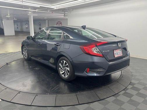 Polished Metal Metallic 2017 Honda Civic EX