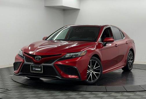 Supersonic Red 2021 Toyota Camry SE