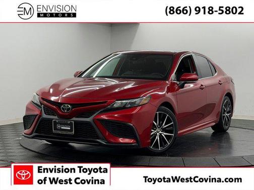 Supersonic Red 2021 Toyota Camry SE